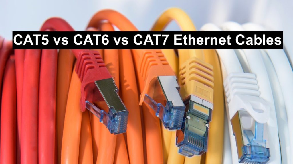 تفاوت کابل‌ شبکه CAT5 ،CAT6 و CAT7